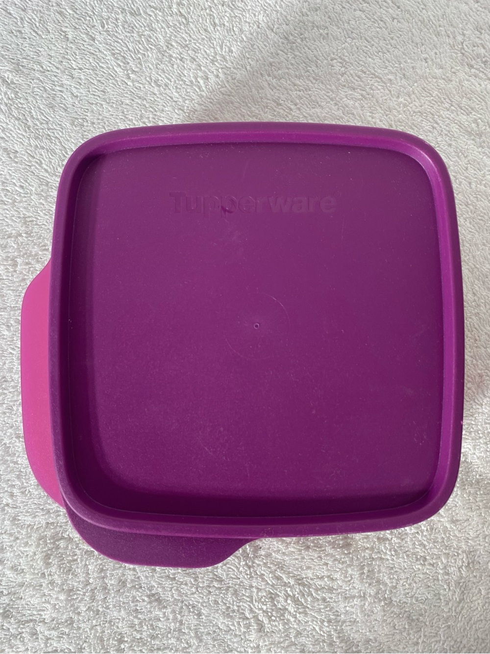 Tupperware Pink Lunch It Divided Container W Purple Lid
